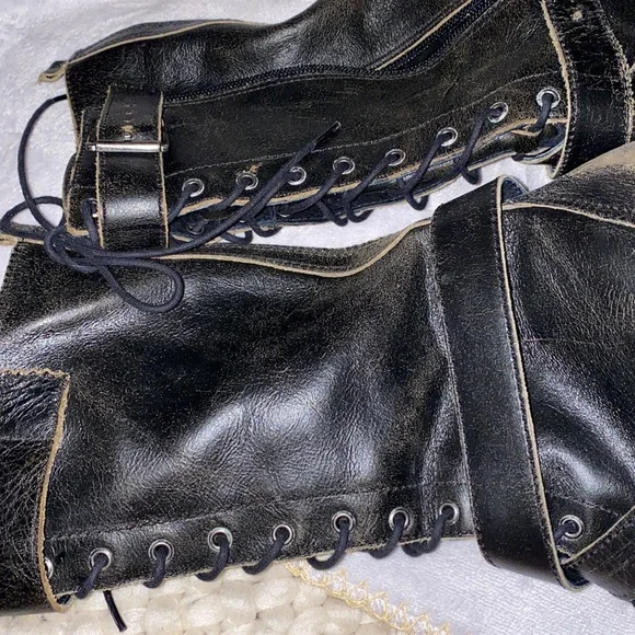 Matisse Black Combat Boots size 9 - Picture 4 of 9